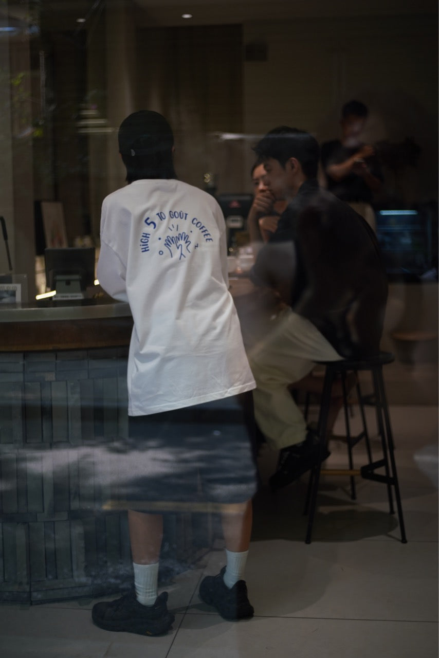 5th-Year Limited Item|High 5 to Goût Coffee T-shirt