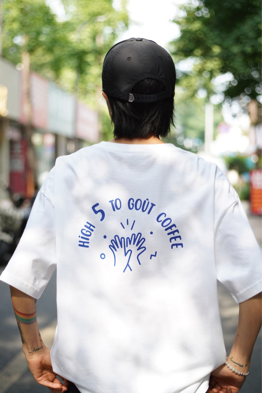 5th-Year Limited Item|High 5 to Goût Coffee T-shirt
