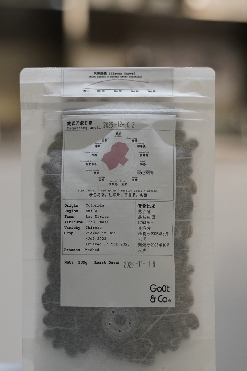 Colombia Las Mirlas Chiroso Washed