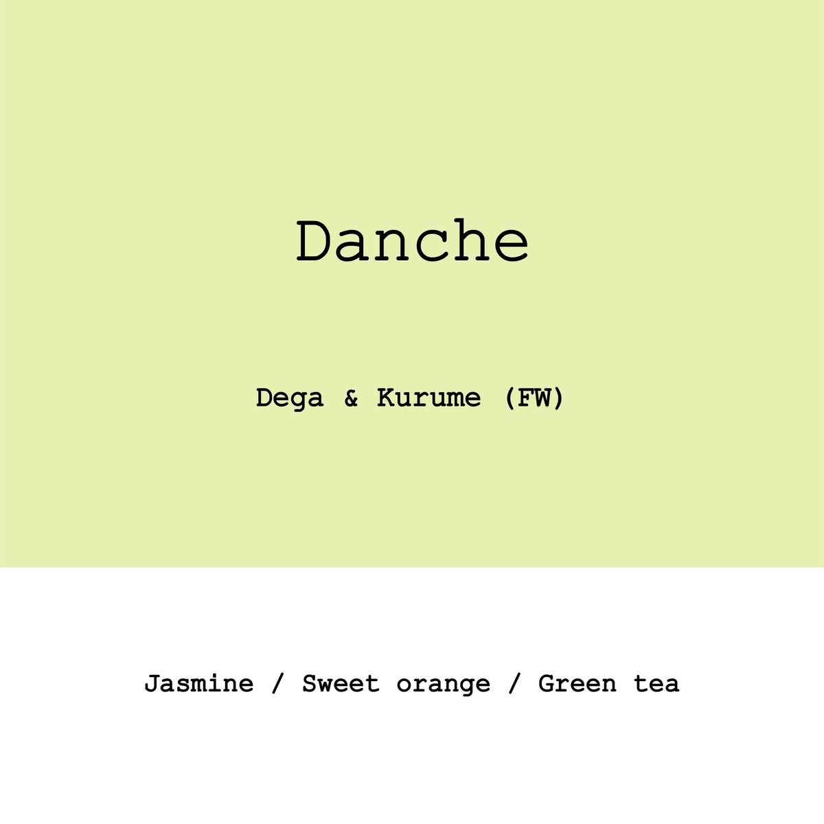 Ethiopia Danche washing station Dega & Kurume Fully washed