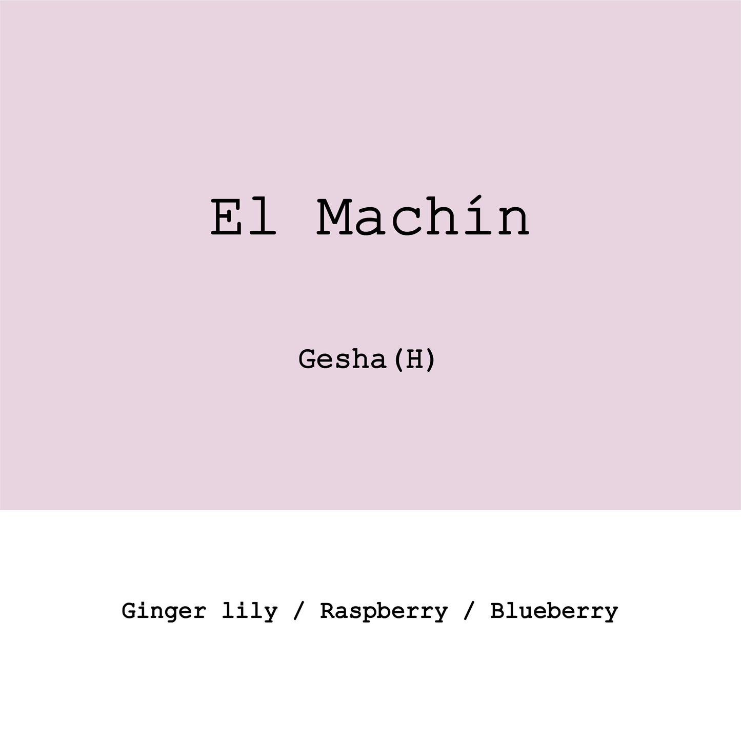 Colombia El Machín Gesha Honey