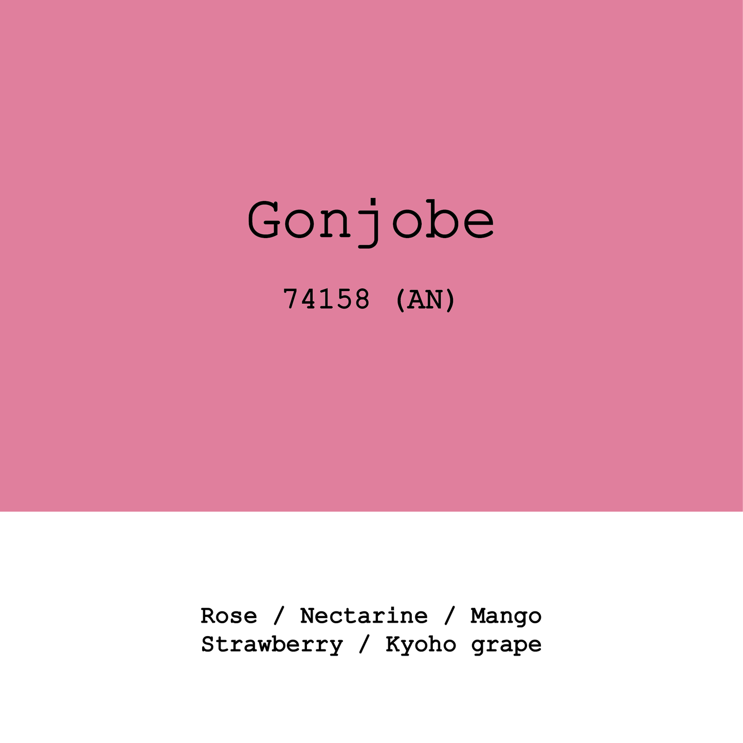 Ethiopia Gonjobe 74158 Anaerobic natural