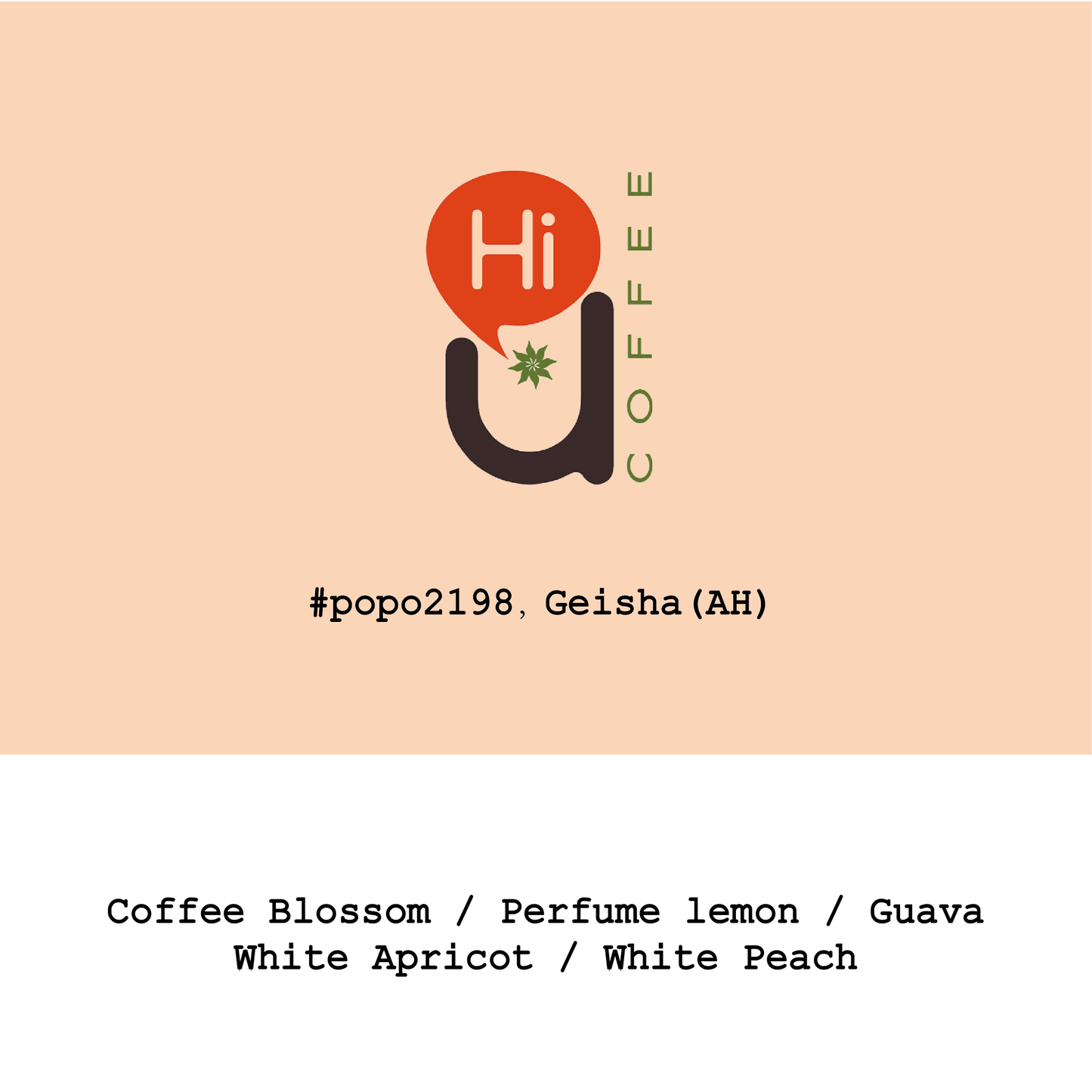 Panama HiU Coffee -Finca Emporio Geisha Anaerobic honey #Popo2198