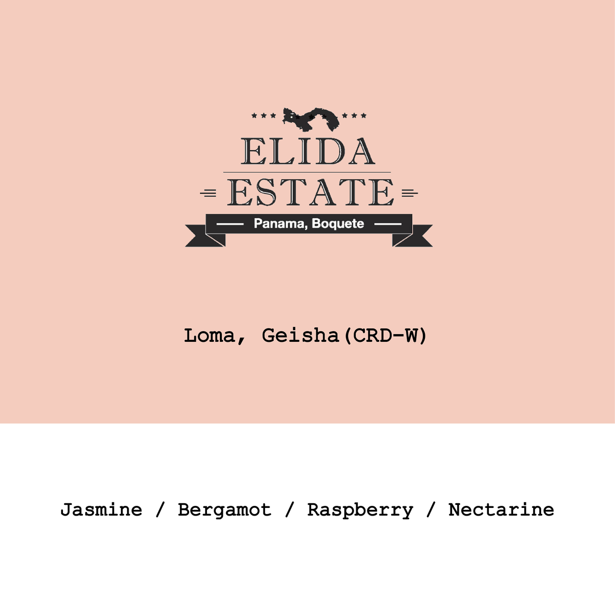 Panama Elida estate-Loma Geisha CRD MEC. washed #040426