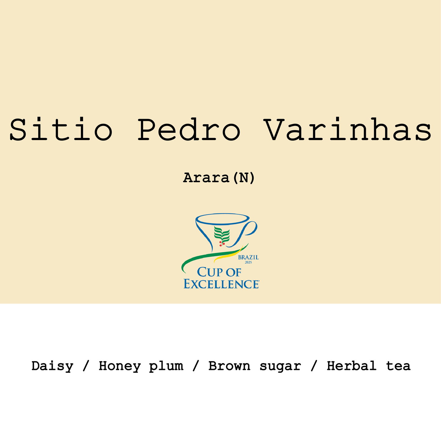 Brazil Sitio Pedro Varinhasa Arara Honey 2025 CoE Washed & Honey #4