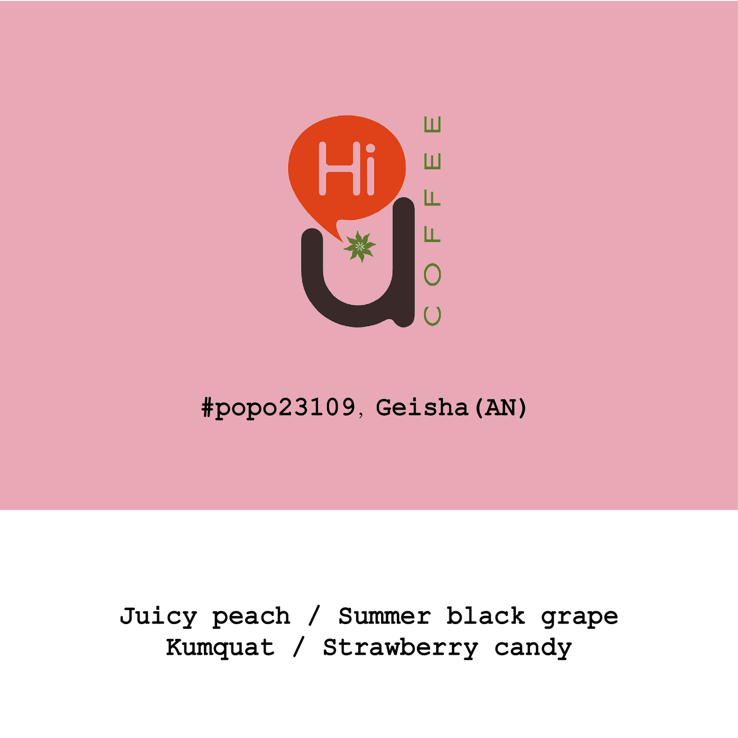 Panama HiU Coffee -Finca Emporio Geisha Anaerobic natural #Popo23109