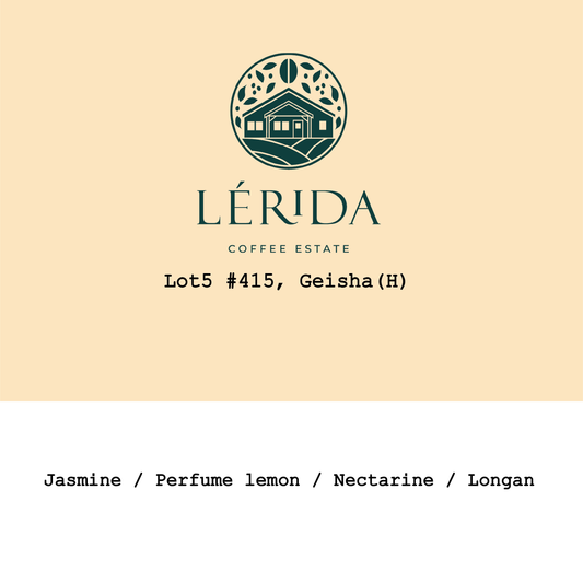 New Crop|Panama Lérida Estate Green Tip Geisha Honey Lot5 #415