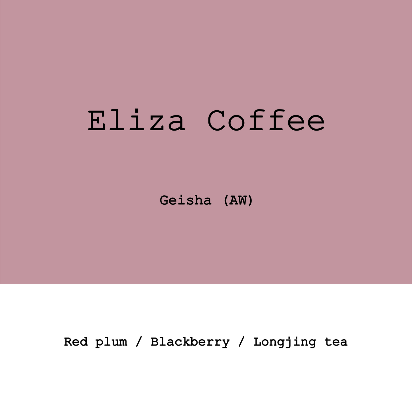 Ecuador Eliza Geisha Anaerobic Washed Double Fermented