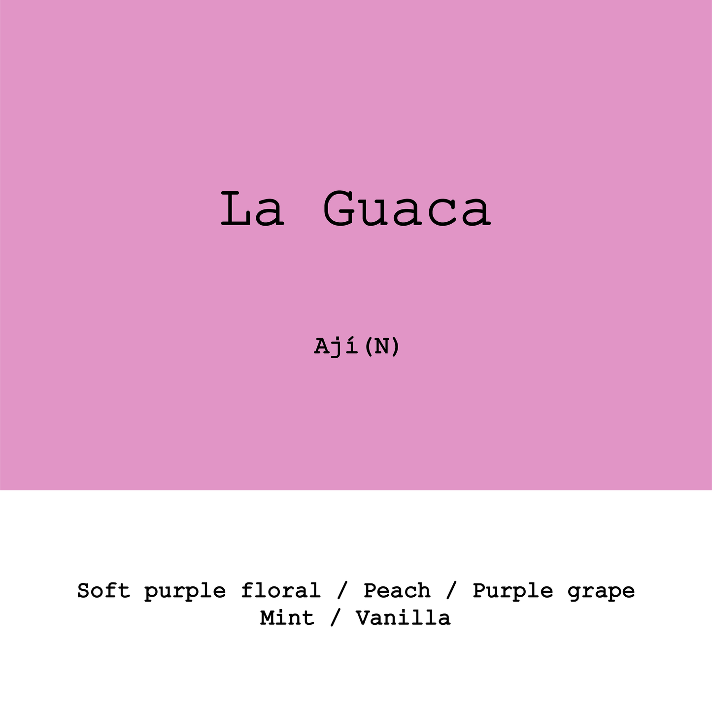 Colombia La Guaca Aji Natural