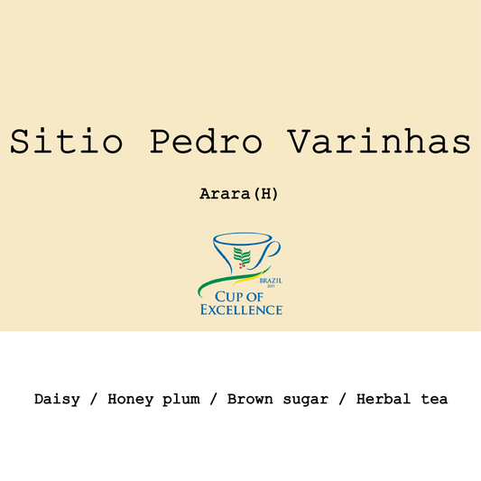 Brazil  Sitio Pedro Varinhasa Arara Honey 2025 CoE Washed & Honey #4