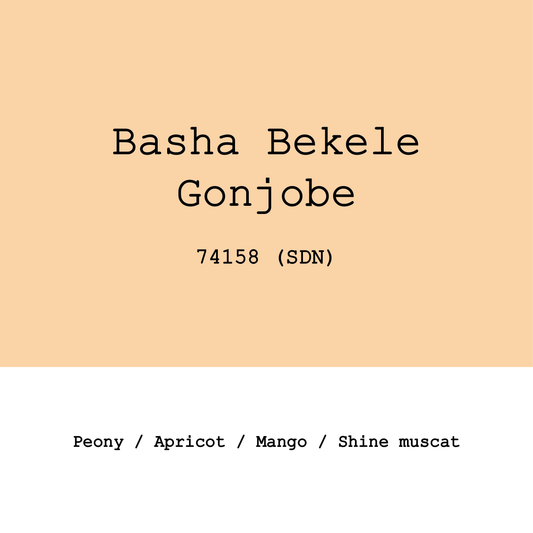 Ethiopia Gonjobe 74158 Slow dry natural