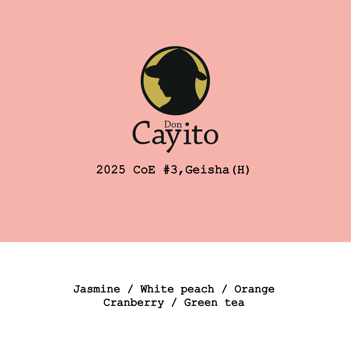 Costa Rica Don Cayito Geisha Honey 2025 CoE#3