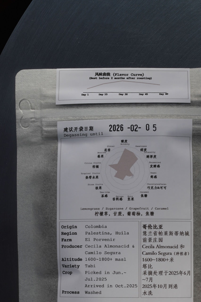 Colombia El Porvenir Tabi Washed