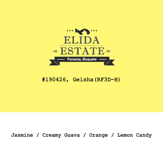 Panama Elida estate-Falda Geisha RF3D Honey #190426