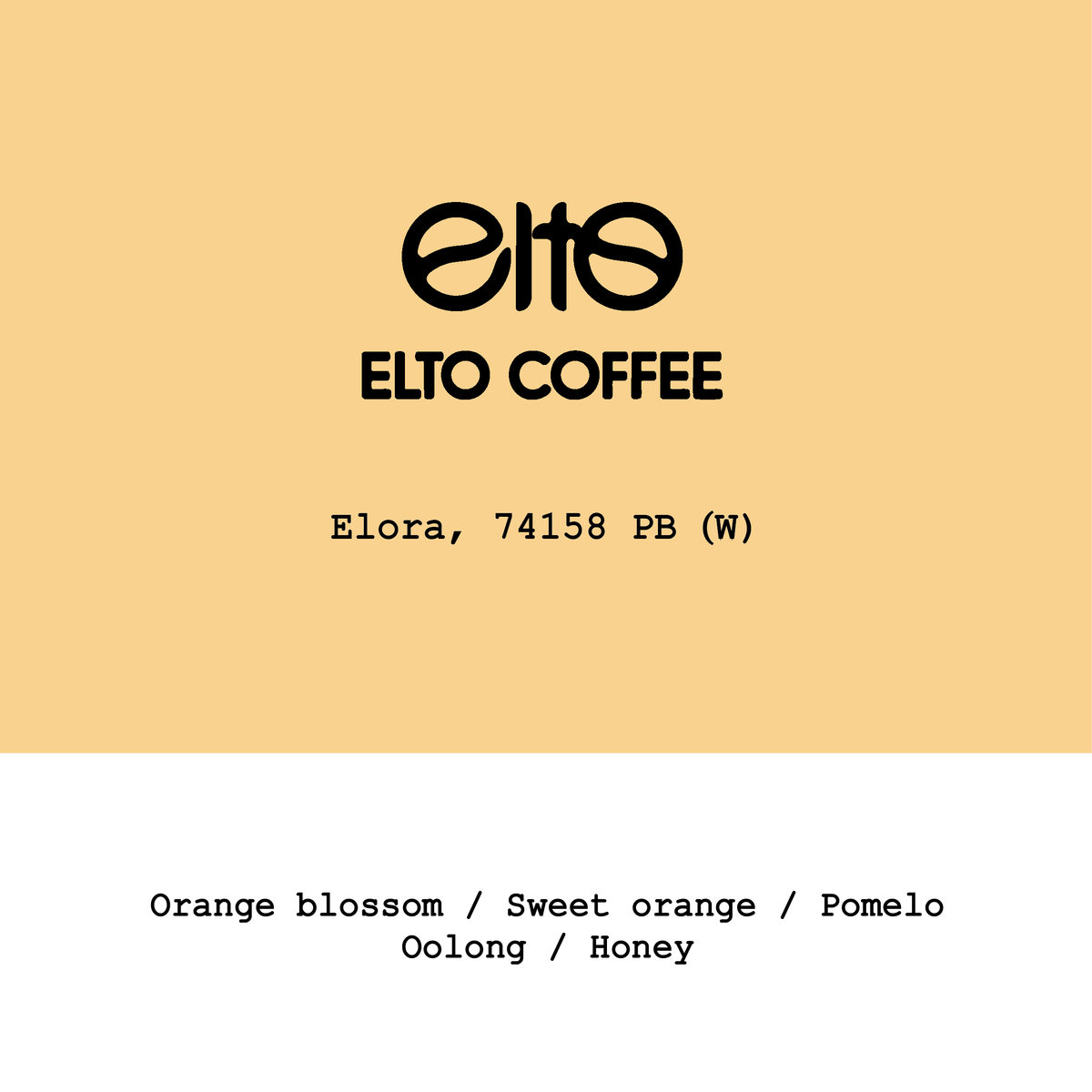 Ethiopia Elto Elora Peaberry Lot 1 Washed