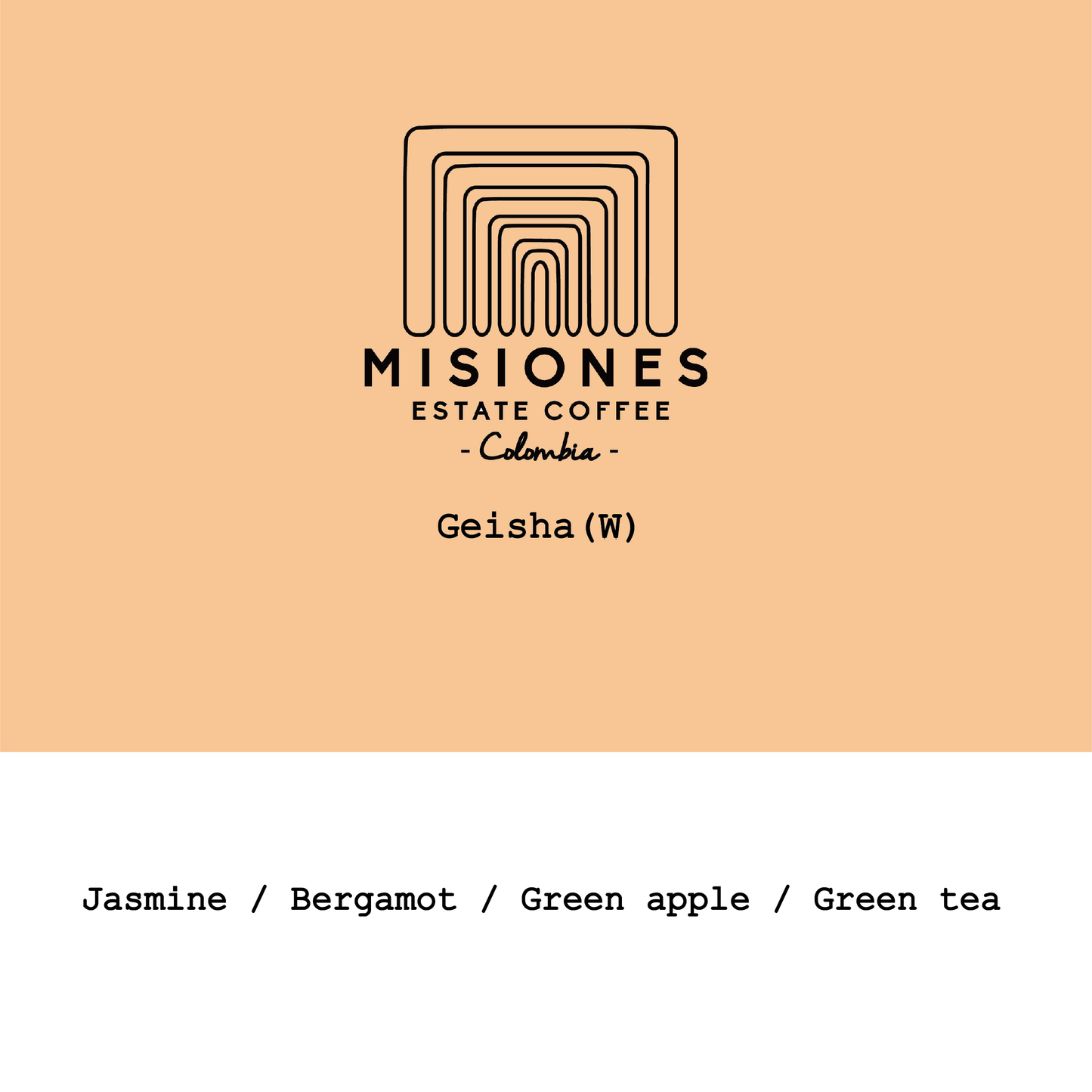 New Crop|Colombia Misiones Coffee Farm Geisha Washed