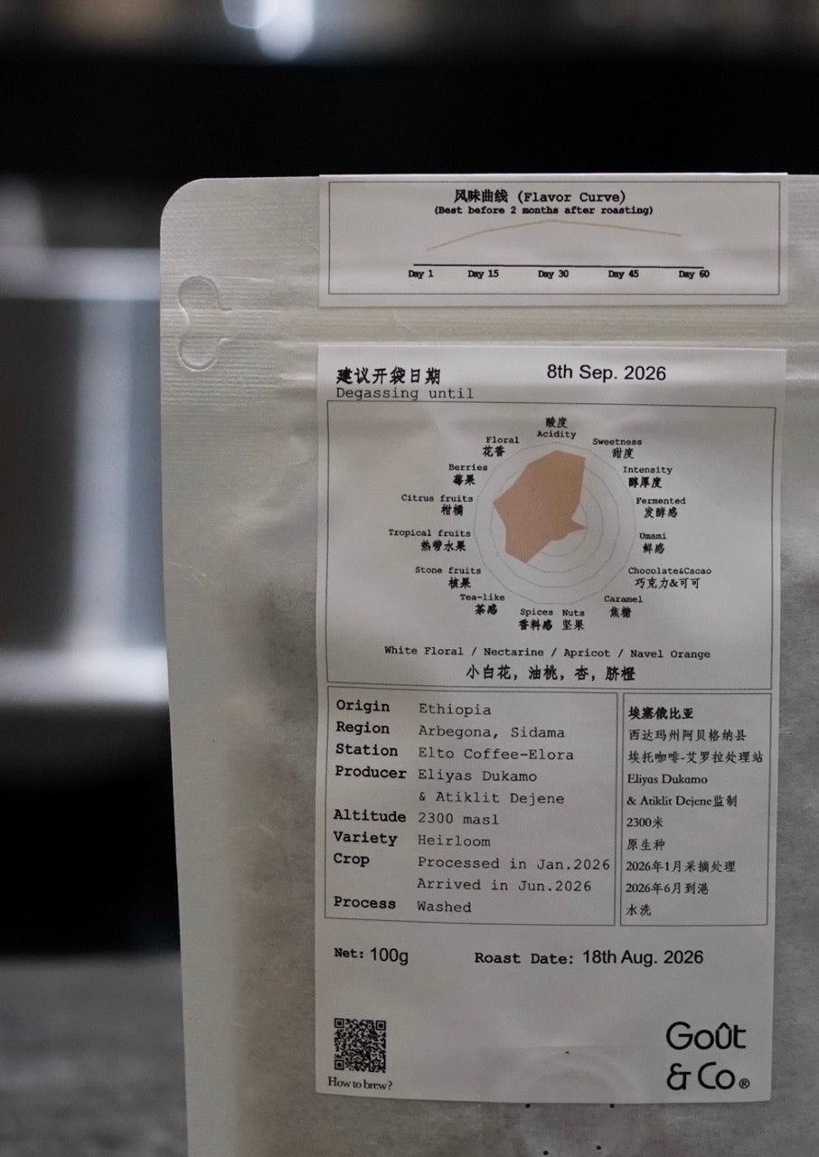 Ethiopia Elto Coffee-Elora Heirloom Washed