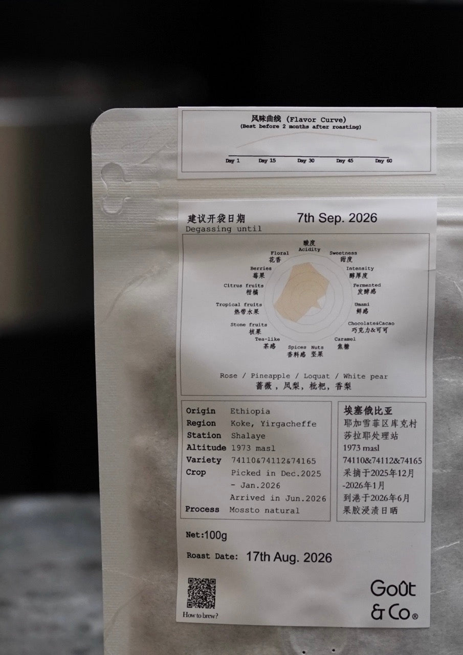 Ethiopia  Shalaye 74110&74112&74165 Mossto natural
