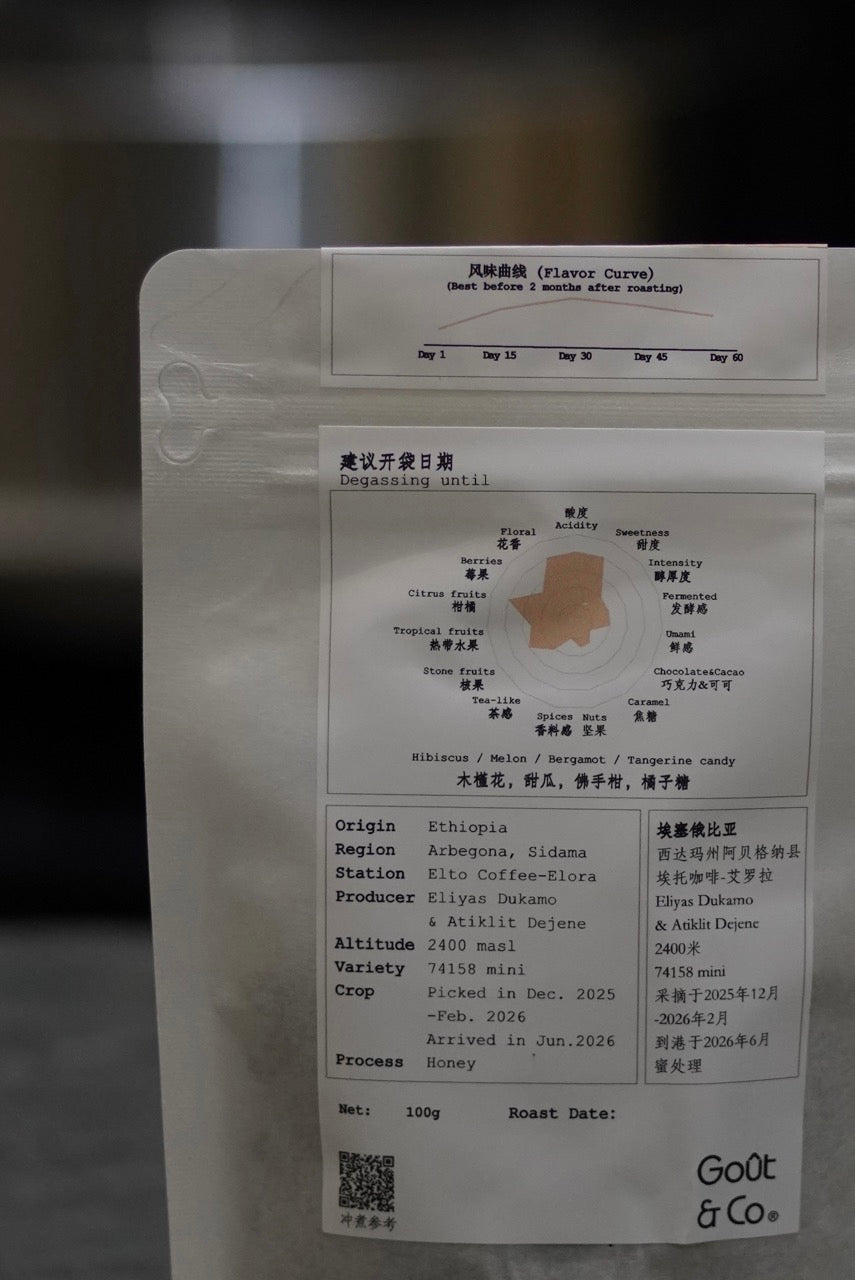 Ethiopia Elto Coffee-Elora 74158mini Honey