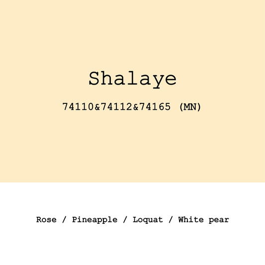 Ethiopia  Shalaye 74110&74112&74165 Mossto natural