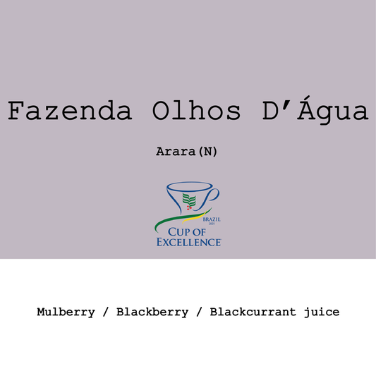 Brazil  Fazenda Olhos D'Água Arara Natural 2025 CoE Experimental #4