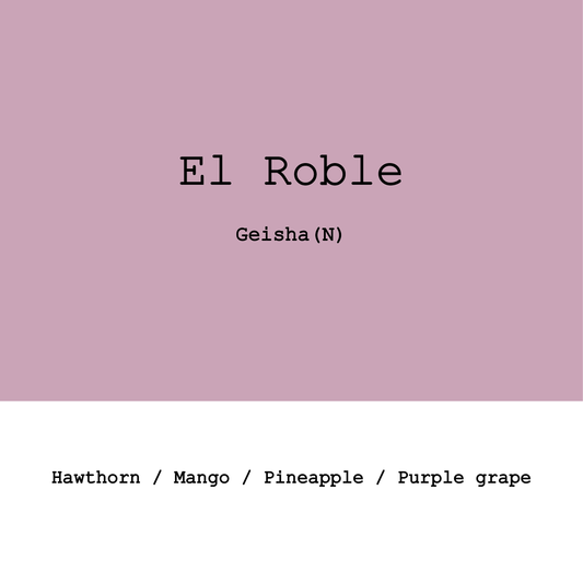Colombia El Roble Geisha Natural