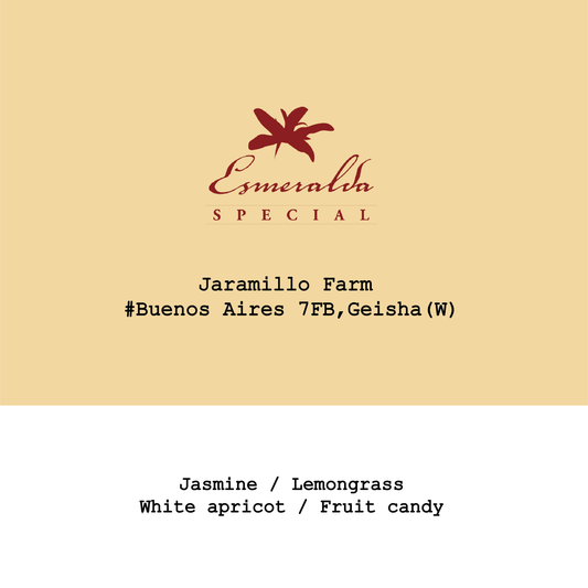 Panama HLE-Jaramillo #Buenos Aires 7FB Geisha Cold Fermentation Washed